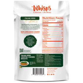 Whisps Cheese Crumbles, Italian Herb (8 oz.)
