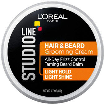 L'Oreal Paris Hair Care Studio Line Beard and Hair Cream, 1.7 Ounce