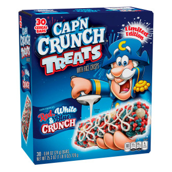 Cap'n Crunch's Red, White, and Blue Crunch Treats (30 ct.)