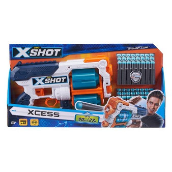 Zuru  Double Barrel X Shot XCESS With 16 Foam Dart Blaster