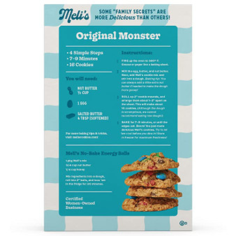 Meli's Original Monster cookie mix, 3, 16 oz bags