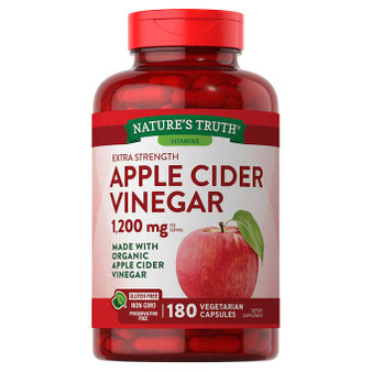 Nature's Truth Apple Cider Vinegar 1200 mg., 180 Capsules