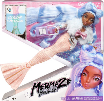 Mermaze Mermaidz™ Color Change Shellnelle™ Mermaid Fashion Doll with Accessories