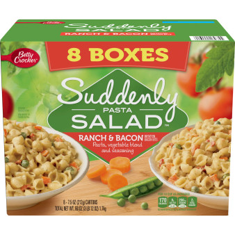 Betty Crocker Suddenly Pasta Salad, Ranch and Bacon (8 pk.)