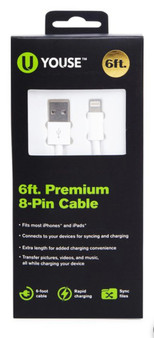 U-Youse 6ft. Premium 8-Pin Cable