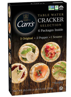 Carr's Table Water Crackers, Variety Pack, 6-count