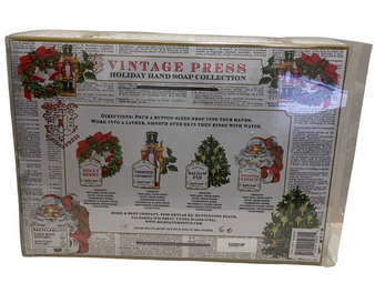 Vintage Press Holiday Hand Soap Collection, 4 count