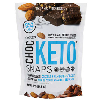 ChocXO Dark Chocolate Coconut and Almond Keto Snaps