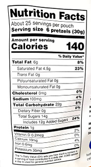 Pumpkin Spice Yogurt pretzels by Creative Snacks Company, 26 oz