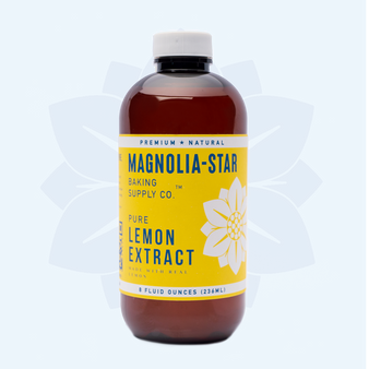 Magnolia-Star Pure Lemon Extract, 8 oz