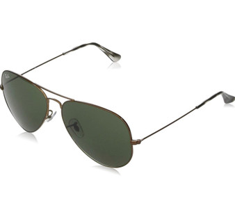 Ray Ban Unisex Green Aviator Sunglasses RB3025