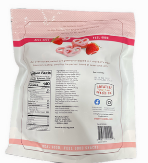 Creative Snacks Co, Strawberry & Yogurt Pretzels