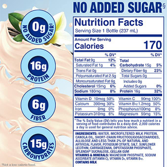 Splenda Diabetes Care Shake, 6 bottles, French Vanilla