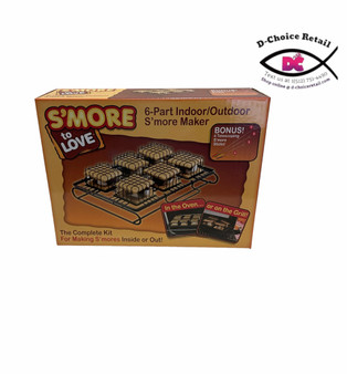 S'more to Love 6-Part Indoor Outdoor S'more Maker Oven or Grill
