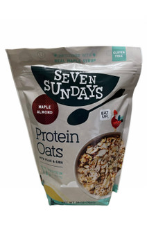 Seven Sundays Protein Oats, Maple Almond (28 oz.)