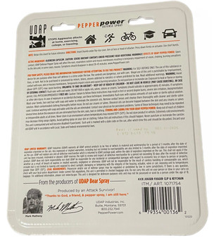 UDAP Pepper Power Jogger Fogger 1.9 oz Defense Spray