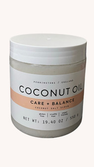 Penningtons / England Coconut oil Care + Balance Coconut Salt Scrub 19.40 oz