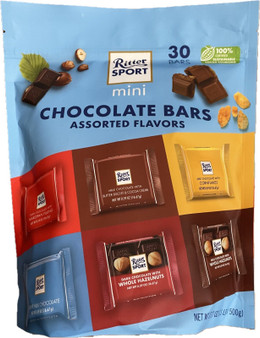 Ritter Sport mini Assorted Flavors Chocolate 30 Bars 17.7 Oz