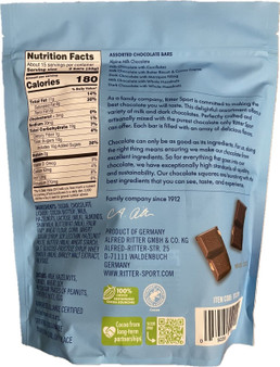 Ritter Sport mini Assorted Flavors Chocolate 30 Bars 17.7 Oz