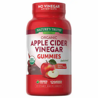 Nature's Truth USDA Organic Apple Cider Vinegar 500 mg., (120 Vegan Gummies)