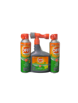 Off! 16OZ Fogger 2PK + 32 OZ Hose End Sprayer