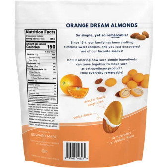 Edward Marc Orange Dream Almonds, 32 oz