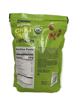 HOODY’S Organic CHILI LIME Flavored CASHEWS 20 OZ