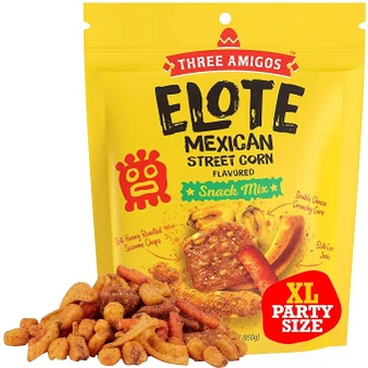 Three Amigos Elote Street Corn Snack Mix, 30 Ounce