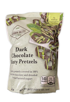 Hayden Valley Foods Dark Chocolate Minty Pretzels 28 oz