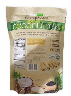 ORGANIC CRISPY COCONUT ROLLS  11OZ