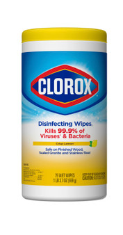 Clorox Disinfecting Wipes Crisp Lemon, 85 Wipes Total