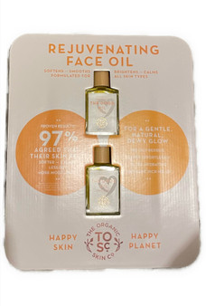 The Good Oil Honeysuckle and Turmeric Face Oil, Hydrating Face Oil, Glow Serum, The Organic Skin Co, 1 fl oz 2-Pack