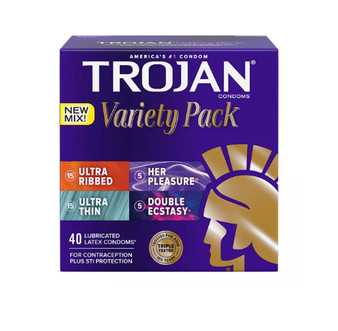 Trojan Variety Pack Condoms New Mix, 40 Count