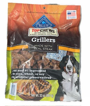 Blue Buffalo Top Chews Dog Treats 32 Oz