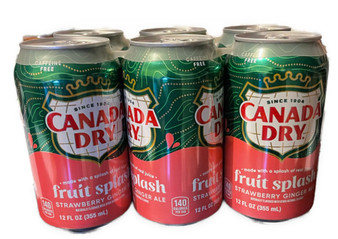Canada Dry Fruit Splash variety 6 CT / 12 OZ