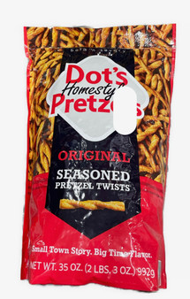 Dot's Homestyle Pretzels, Original Seasoned Pretzel Twists Extra Large 35 Oz Bag