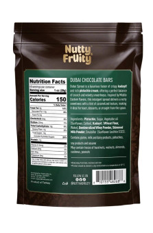 Gourmet Dubai Milk Chocolate Bar – Pistachio & Kadayif (Kunafa) | Nutty Fruity | 16 oz