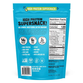 The Only Bean Crunchy Dry Roasted Edamame Snacks (Sea Salt), 18 Ounce