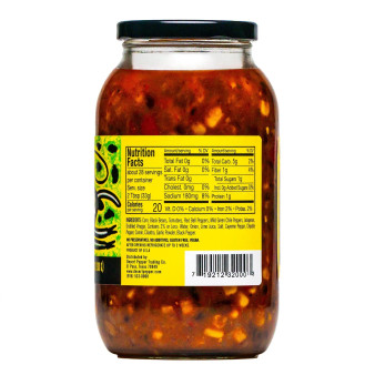 Desert Pepper Corn Black Bean Roasted Red Pepper Salsa, 32 Ounce