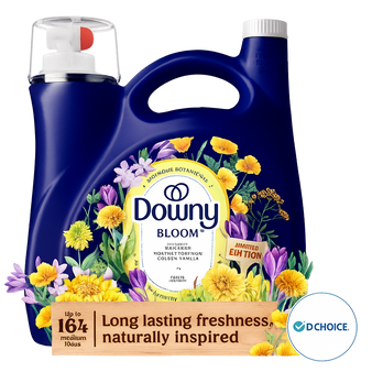 Downy Boutique Botanicals Limited Edition, Liquid Fabric Softener, Bloom, 164 loads, 111 fl. oz.