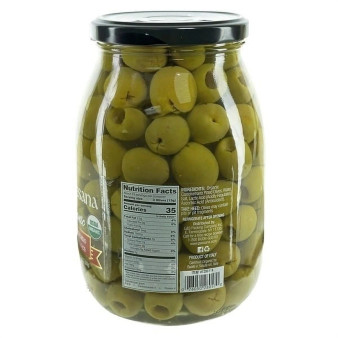 Paesana Organic Castlevetrano Pitted Olives, 34.2 oz