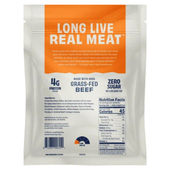 Country Archer Mini Beef Sticks – Original Grass-Fed (28 Count)