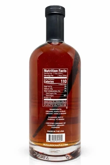 Runamok Organic Vanilla Bean Infused Maple Syrup, 25.4 oz