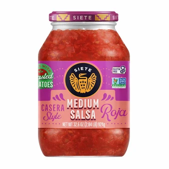 Siete Medium Salsa, 32.6 oz