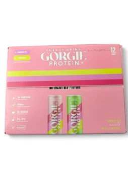 Gorgie Protein Sparkling Energy Drink Variety Pack – 12 Pack – NEW LIMITED FLAVOR