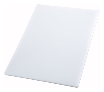 Winco CBWT-1218 White Cutting Board 12" x 18" x 1/2"