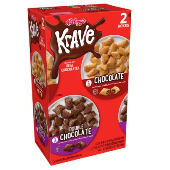 Kellogg's Krave, Variety Pack (34 oz.)