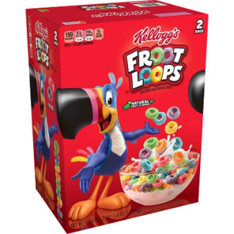 Kellogg's Froot Loops Cereal (43.6 oz., 2 bags)