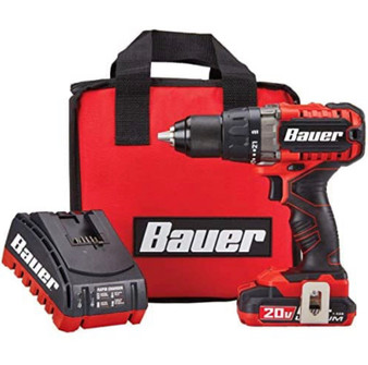 Bauer 20V Hypermax Lithium 1/2 in. Drill/Driver Kit