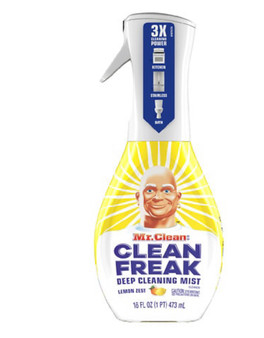 Mr.Clean Freak Deep Cleaning Mist Multi-Surface Spray Starter Kit Lemon Zest, 16 oz